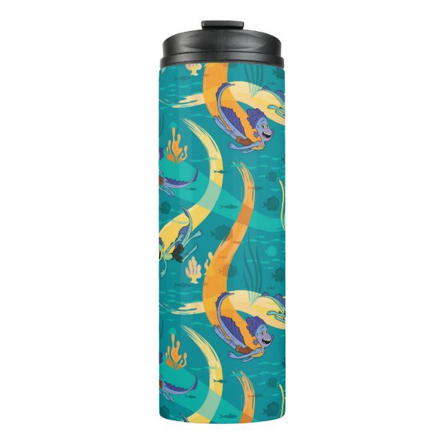 Bouteilles Isothermes Luca | Alberto & Luca Swim Avec Motif de poisson (Devant)