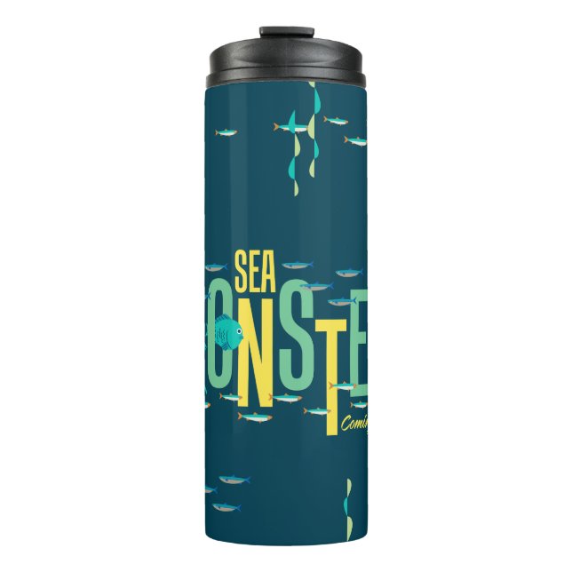 Bouteilles Isothermes Luca | Des Monstres De Mer Arrivent ! (Devant)