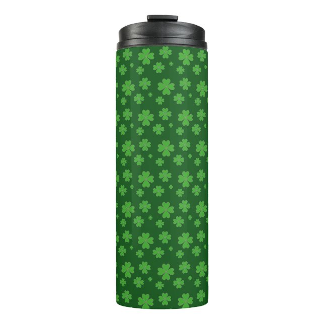 Bouteilles Isothermes Lucky Green Clovers (Devant)