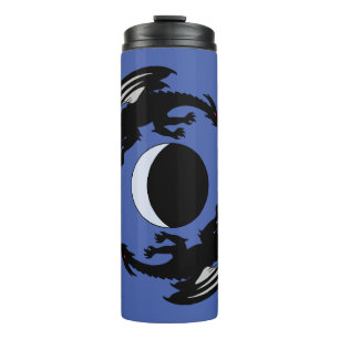 Bouteilles Isothermes Lune Dragons Design Imaginaire Tumbler thermique