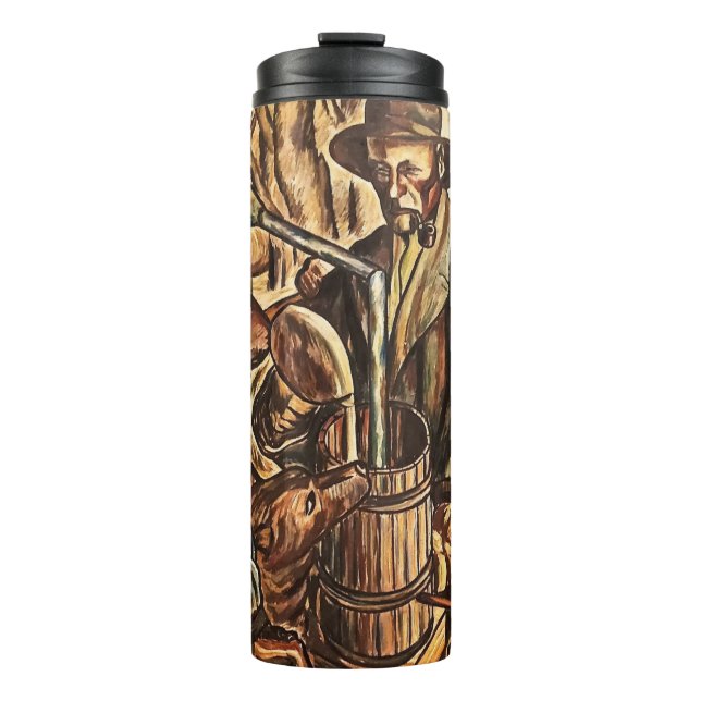 Bouteilles Isothermes Lune faisant blanc éclair Whiskey Liqueur (Devant)