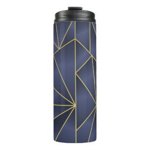 Bouteilles Isothermes Luxe or géométrique sans couture motif