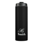 M. noir Smith Name White des textes de Personlized