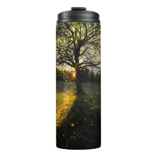 Bouteilles Isothermes Magical fireflies dreamy landscape