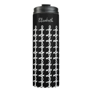 Bouteilles Isothermes Magnifique, minimaliste, noir et blanc Motif