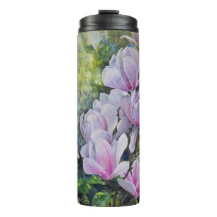 Bouteilles Isothermes Magnolia Sérénité – Art floral par Lukian