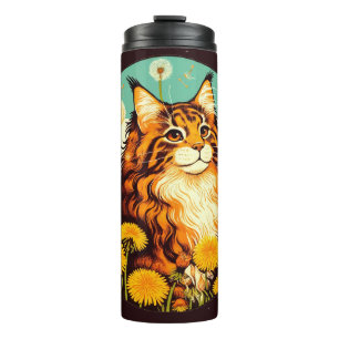 Bouteilles Isothermes Maine Coon Summer Kitty Cat