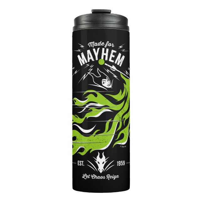 Bouteilles Isothermes Maléfique| Fait pour Mayhem| Que le chaos règne (Devant)
