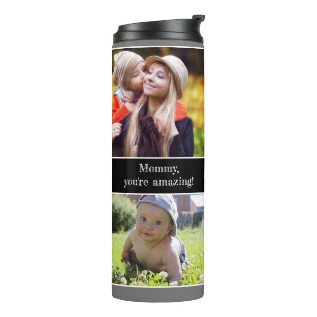Bouteilles Isothermes Maman Vous êtes Extraordinaire Photo Collage Perso (Tourné sur la gauche)