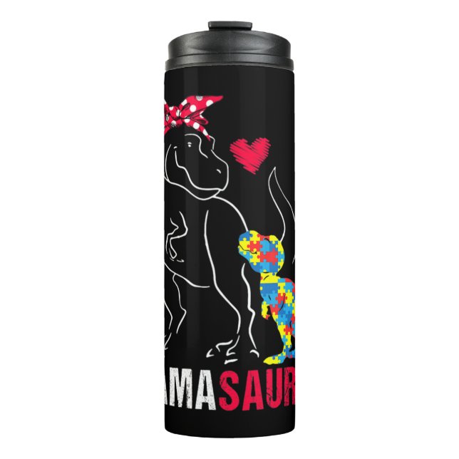 Bouteilles Isothermes Mamasaurus T rex Dinosaur Vêtements Cadeaux. Ma dr (Devant)