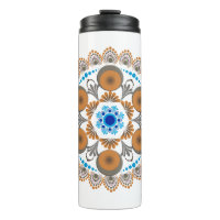 Mandala Gold et Bleu Point