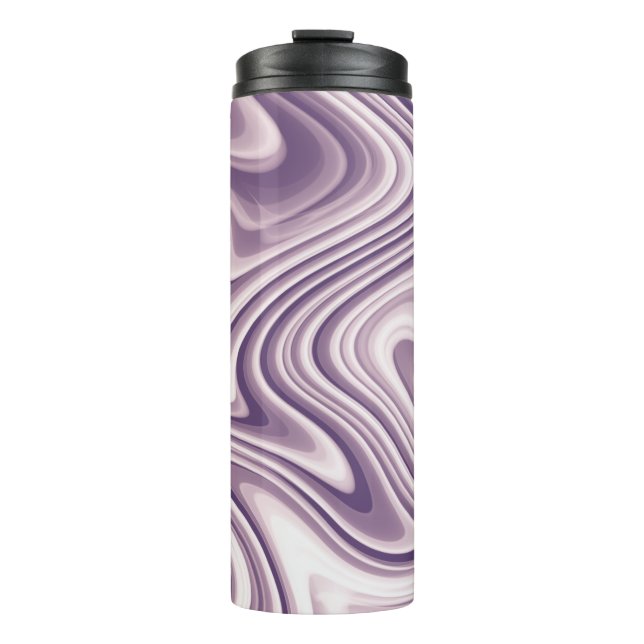 Bouteilles Isothermes Marbre Abstrait pourpre liquide (Devant)