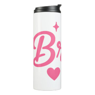 Bouteilles Isothermes Mariée Néon Rose