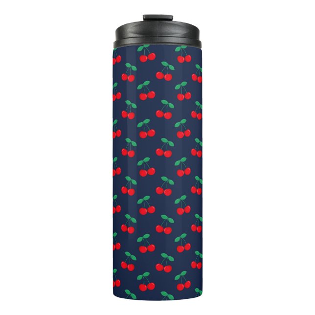Bouteilles Isothermes Marine & Red Cute Summer Red Cherries (Devant)