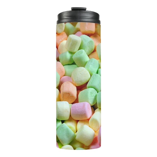 Bouteilles Isothermes Marshmallows miniatures (Devant)