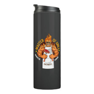 Bouteilles Isothermes Master Fête des pères grill Cadeau BBQ Chef Papa