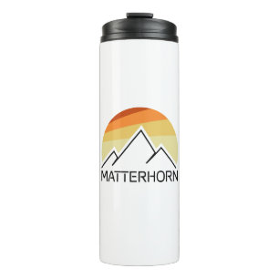 Bouteilles Isothermes Matterhorn Suisse Italie Retro