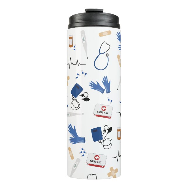 Bouteilles Isothermes Médecin Médicale moderne Motif infirmière (Devant)