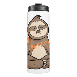 Bouteilles Isothermes Méditer la Sloth de Yoga - Namaste