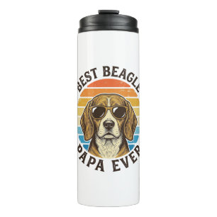 Bouteilles Isothermes Meilleur Papa Beagle Vintage Design de T-shirt pou