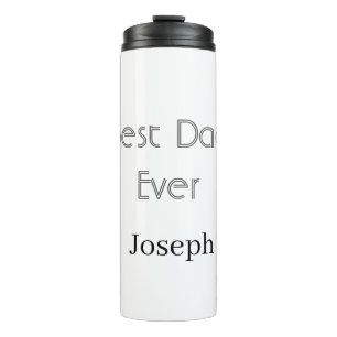 Bouteilles Isothermes Meilleur papa de tous les temps nom simple minimal