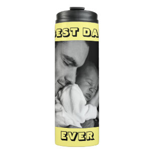 Bouteilles Isothermes Meilleur papa jamais Photo personnalisée