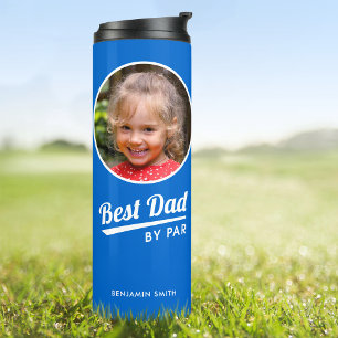 Bouteilles Isothermes Meilleur Papa Par Personalisé Photo Bleu Golf
