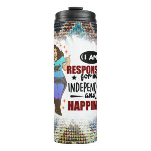 Bouteilles Isothermes Melanin noire poppin sista affirmation amour