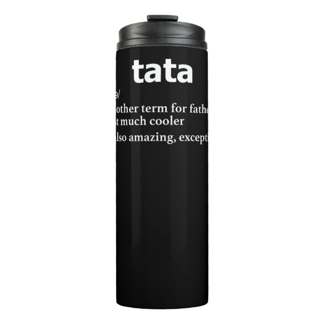 Bouteilles Isothermes Mens Tata T Chemises / Père en roumain ou polonais (Devant)