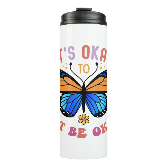 Bouteilles Isothermes Mental Health Awareness Monarch Butterfly (Devant)