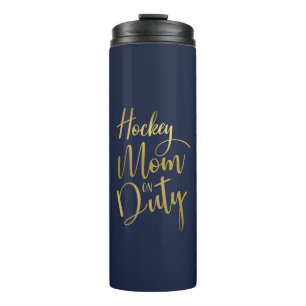 Bouteilles Isothermes Mère de hockey en service Stylisme Gold Script Nav