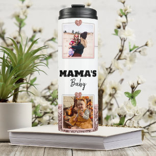 Bouteilles Isothermes Mère's Day Cadeau pour maman Photo Rose Gold Custo
