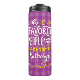 Bouteilles Isothermes Mes Gens Favoris M'Appelent Grandma Purple En vich