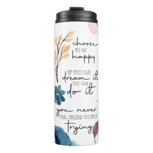 Bouteilles Isothermes Messages d'inspiration Paruline thermique
