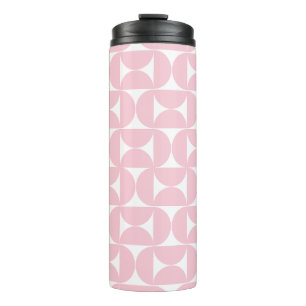 Bouteilles Isothermes Mi-Siècle Moderne Bébé rose et blanc Motif