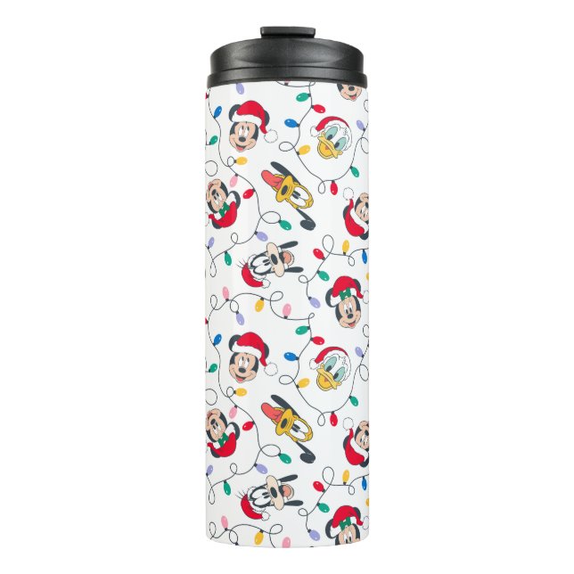 Bouteilles Isothermes Mickey & Friends | Motif des lumières de Noël (Devant)
