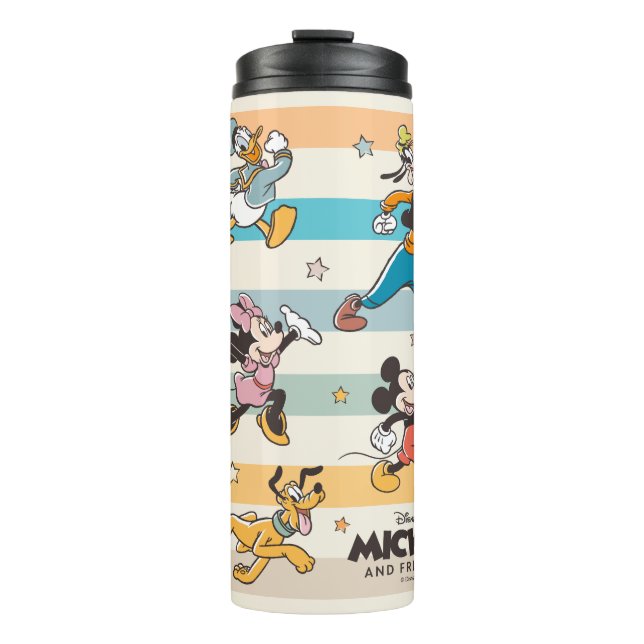 Bouteilles Isothermes Mickey & Friends Retro Stars and Stripes Graphic (Devant)