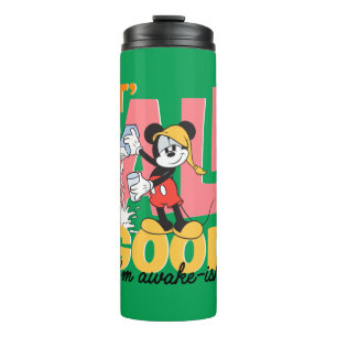 Bouteilles Isothermes Mickey Mouse Je suis réveillé-ish
