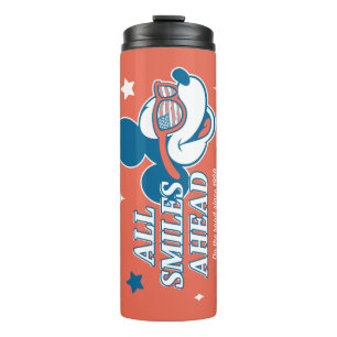 Bouteilles Isothermes Mickey Mouse patriotique tout sourires devant