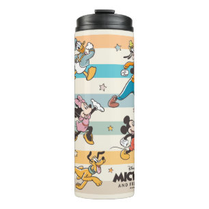 Bouteilles Isothermes Mickey & ses amis Retro Stars and Stripes Graphiqu