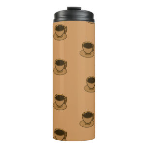 Bouteilles Isothermes Mid Century Moderne Brown Cosy Coffee Cup