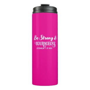 Bouteilles Isothermes Mignon Rose Chaud Fort et Courageux Simple