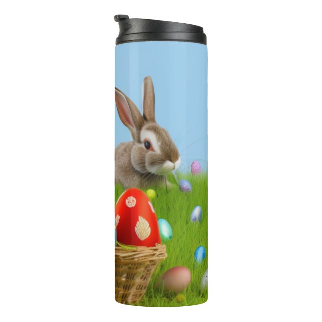 Bouteilles Isothermes Mignonne Bunnyfor Pâques pour une humeur positive (Tourné sur la droite)
