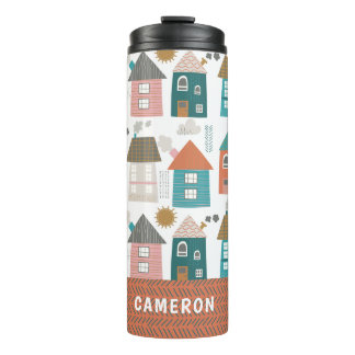 Bouteilles Isothermes Mignons Maisons Quirky Personnalisées