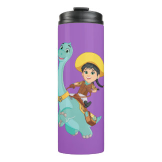 Bouteilles Isothermes Min & Clover | Joyeux Cowgirl & Brontosaurus Ride
