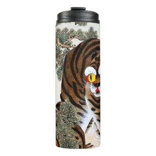 Bouteilles Isothermes Minhwa tigre et pâté sous arbre à pin