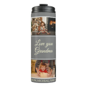 Bouteilles Isothermes Miniature minimaliste Loveyou Grand-mère Photo Tum