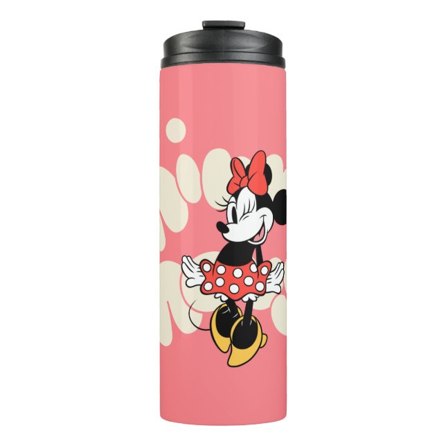 Bouteilles Isothermes Minnie Mouse Twirl in Polka Dot Style (Devant)