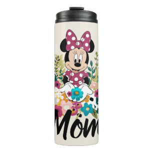 Bouteilles Isothermes Minnie Souris - Fleurs pour maman