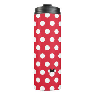Bouteilles Isothermes Minnie Souris Rouge et blanc Polka Motif